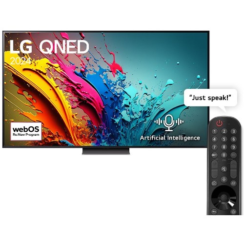 LG 75QNED86T6A 75 Inches QNED 4K Smart TV AI Magic remote HDR10 webOS24 2024