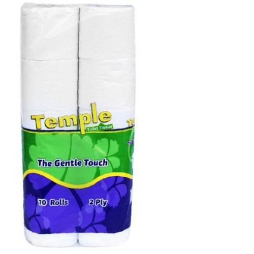 Temple Toilet Paper - The Gentle Touch (10 rolls)