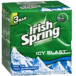 Irish Spring Deodorant Soap (Icy Blast) - 3 bars