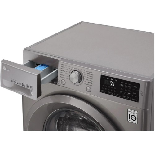 LG F2J5NNP7S 6kg Direct Drive Fully Automatic Front Load Washing Machine with ThinQ
