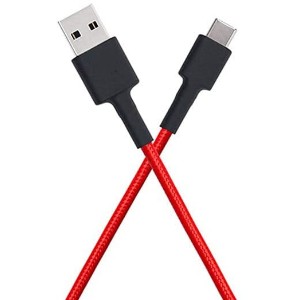 Mi Braided USB Type-C Cable for Charging Adapter (Red)