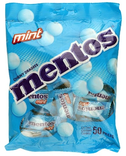 Mentos Mono Mint Chewing Gum - 50 Pieces - CEDISHOP