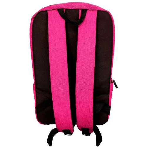 Mi Casual Daypack with Splash/Rain Resistant Fabric (Pink)