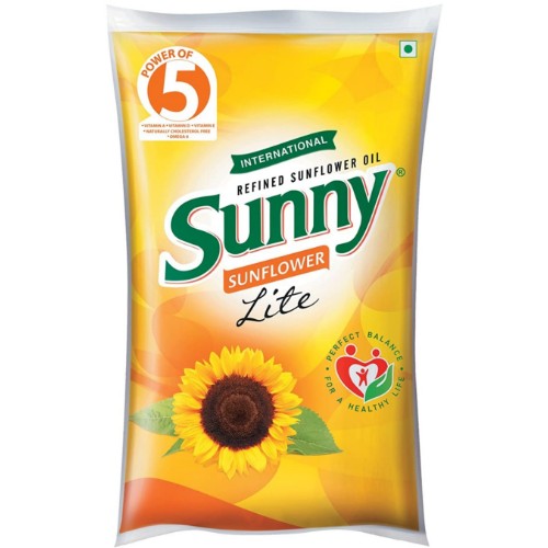 Sunny Refined Lite Sunflower Cooking Oil - 1 Litre