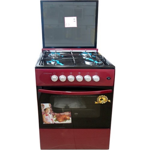 Volcano 5C.BR-GL 4 Burners 50x50 Gas Stove with Grill and Oven