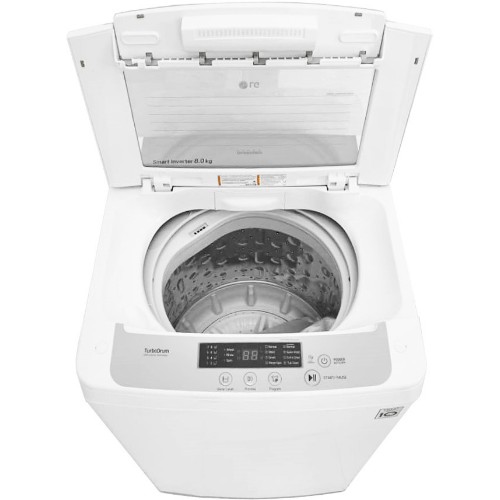 LG T8585NDHVH 8kg Smart Inverter Fully Automatic Top Load Washing Machine (White)