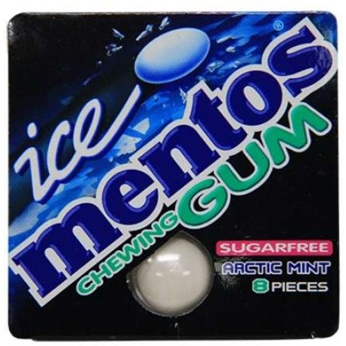 Mentos Ice Arctic Mint Chewing Gum - 8 Pieces