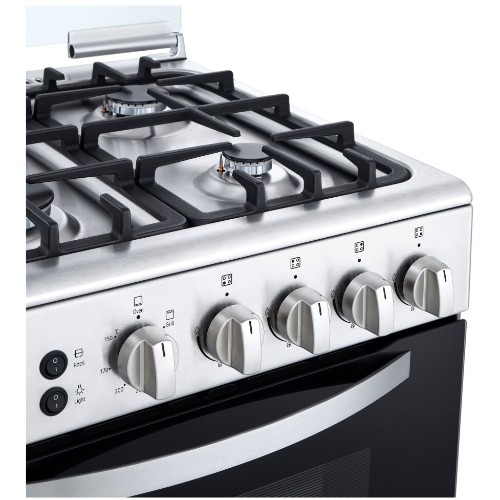 LG FA211RMA 60X60 4 Burner Gas Cooker with Total Safety ,Combined Heating System ,Rotisserie