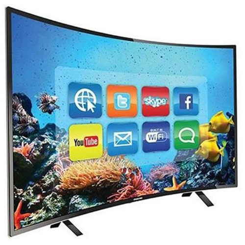 Nasco LED65Q9 65 inches 4K UHD Curved Android Smart Satellite TV