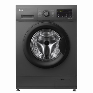 LG F2J3QYL6J 7kg Front Load Washing Machine With Inverter Direct Drive™ Motor, Smart Diagnosis