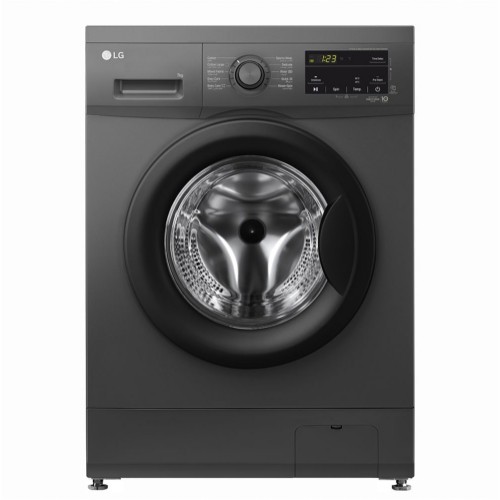 LG F2J3QYL6J 7kg Front Load Washing Machine With Inverter Direct Drive™ Motor, Smart Diagnosis