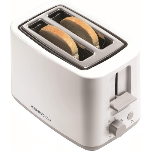 Kenwood TCP01 2 Slice Bread Toaster with Integrated Bun Warmer and Removable Crumb Tray(White)