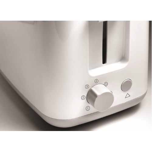 Kenwood TCP01 2 Slice Bread Toaster with Integrated Bun Warmer and Removable Crumb Tray(White)