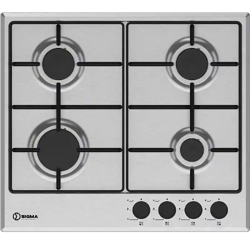 Sigma SBGC-60 60X60 CM 4 Burner Gas Hob With Auto Ignition