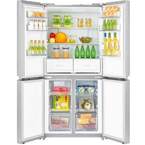 Midea HQ-627WE 469 Litres Side-By-Side Refrigerator
