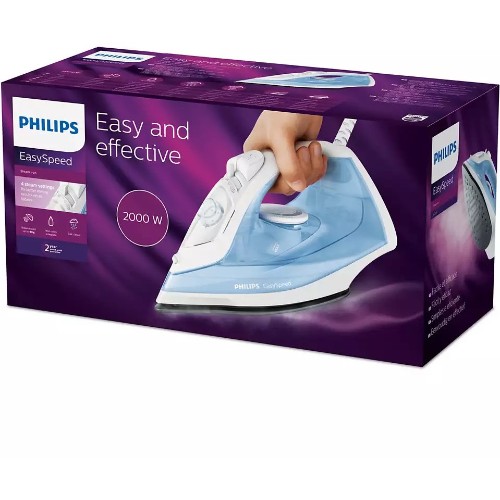 Philips GC1740-26 Easy Speed Steam Iron with Non-stick Soleplate