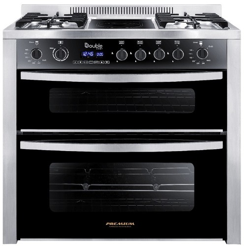 Nasco PRM6090SS-1GC-511-IDSP 90cm×60cm 5 Burner Gas Cooker with Grill and Oven