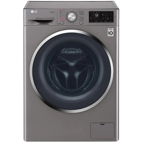 LG F2J6HGP2S 7kg Fully Automatic Front Load Washing Machine with ThinQ and Built-in 4kg Dryer
