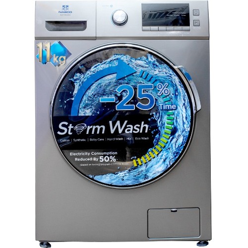 Nasco NAS11WFLINVS 11KG Fully Automatic Front Load Washing Machine