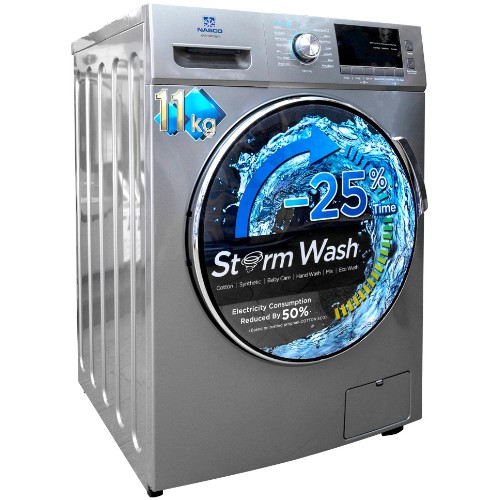 Nasco NAS11WFLINVS 11KG Fully Automatic Front Load Washing Machine