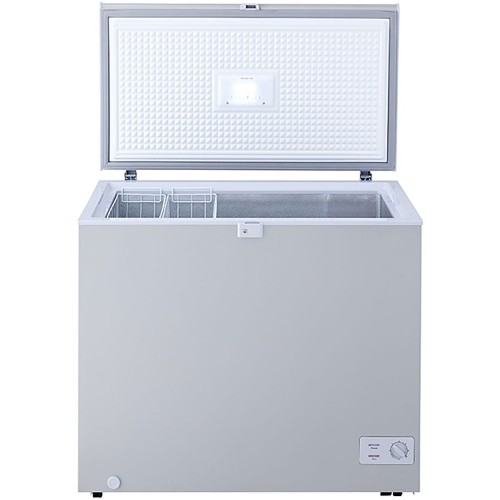 LG GCS215SQFG 190 Litres Chest Freezer With LED Lighting, Fast Freezing, Wire basket, Four Wheel