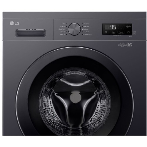 LG F2Y1TYP6J 8kg Front Load Washing Machine With Inverter Direct Drive, 6 Motion DD, Steam™