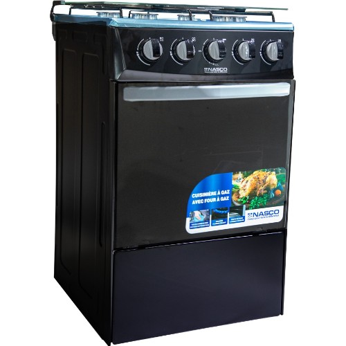 Nasco NASGC-50X50B-CTZ 4-Burner Gas Cooker Oven