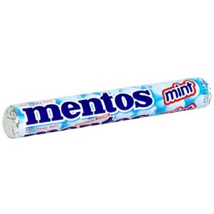 Mentos Mint Roll Chewing Gum - 14 pieces