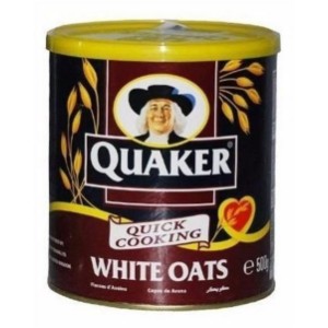 Quaker White Oats 500g - Tin