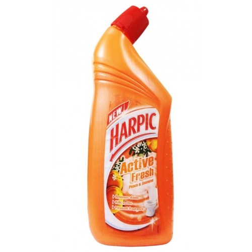 Harpic Active Fresh Toilet Cleaner - Peach & Jasmine - 725ml