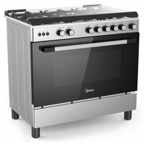 Midea LMG90030 90x60cm, 5 Gas Burner Cooker with Oven and Grill 