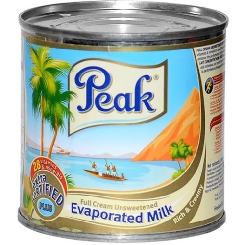 Peak Full Cream Evaporated Milk (Unsweetened) - 160g - CEDISHOP