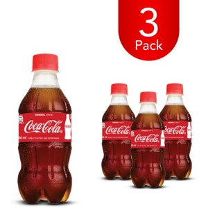 Coca-Cola Classic 300ml Bottle Drink (3 Pack)