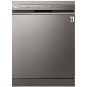 LG DFB425FP QuadWash Steam Dishwasher, 14 Place Settings, EasyRack Plus, Inverter Direct Drive,