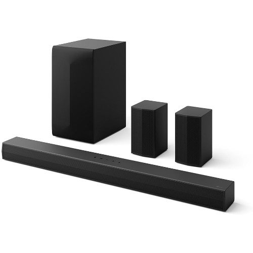 LG Soundbar S65TR 5.1 Channel 600W Powerful surround sound with Wireless subwoofer and Rear speaker